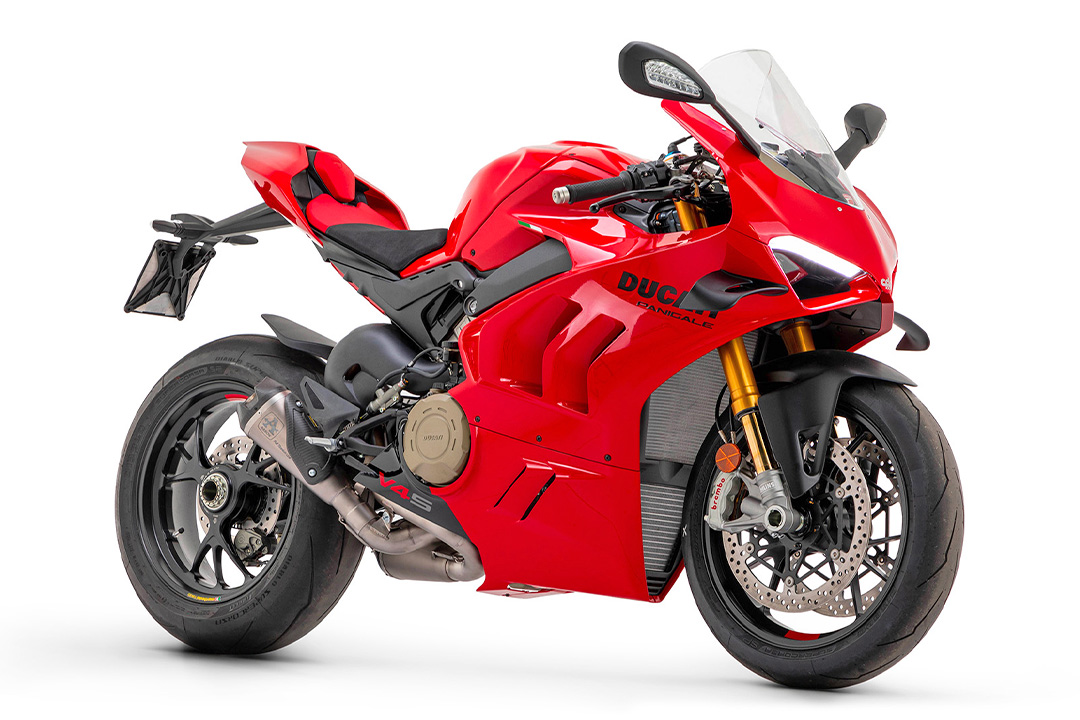 ARROW Escape WORKS Titan con tubo de conexión de titanio para Ducati Panigale V4 y Streetfighter V4