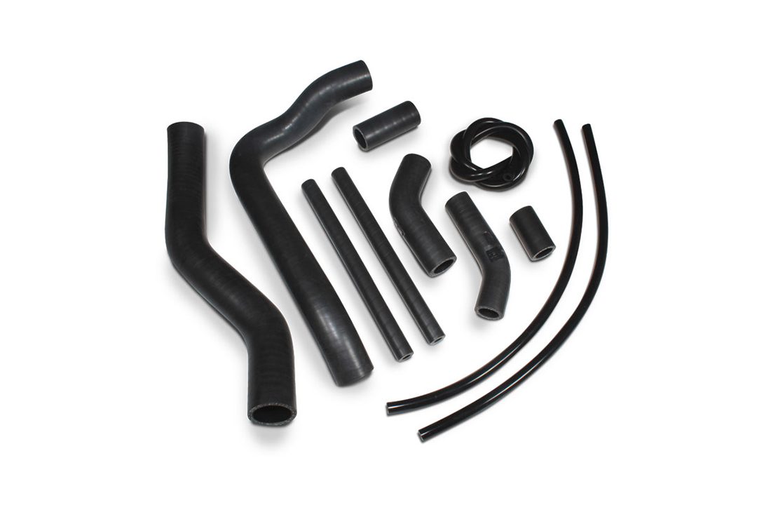 SAMCO SPORT Kit de mangueras de silicona negro mate clásico para Honda VFR750R años de modelo 1988-1993