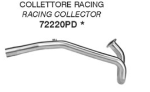 ARROW Racing Krümmer Edelstahl für Beta RR 125 4T, 2026-