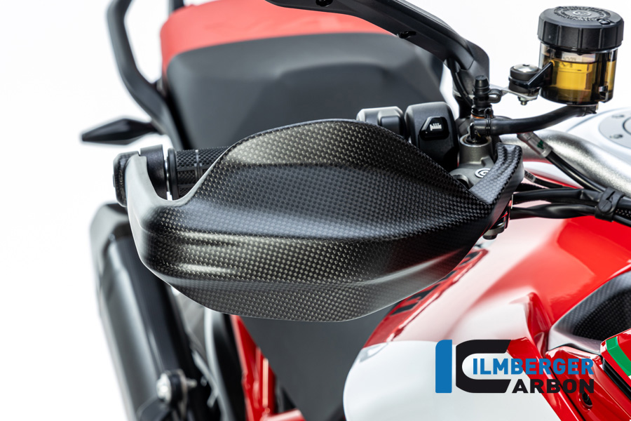 Protector de mano de carbono Ilmberger lado derecho, mate, Ducati Multistrada V4 2020-