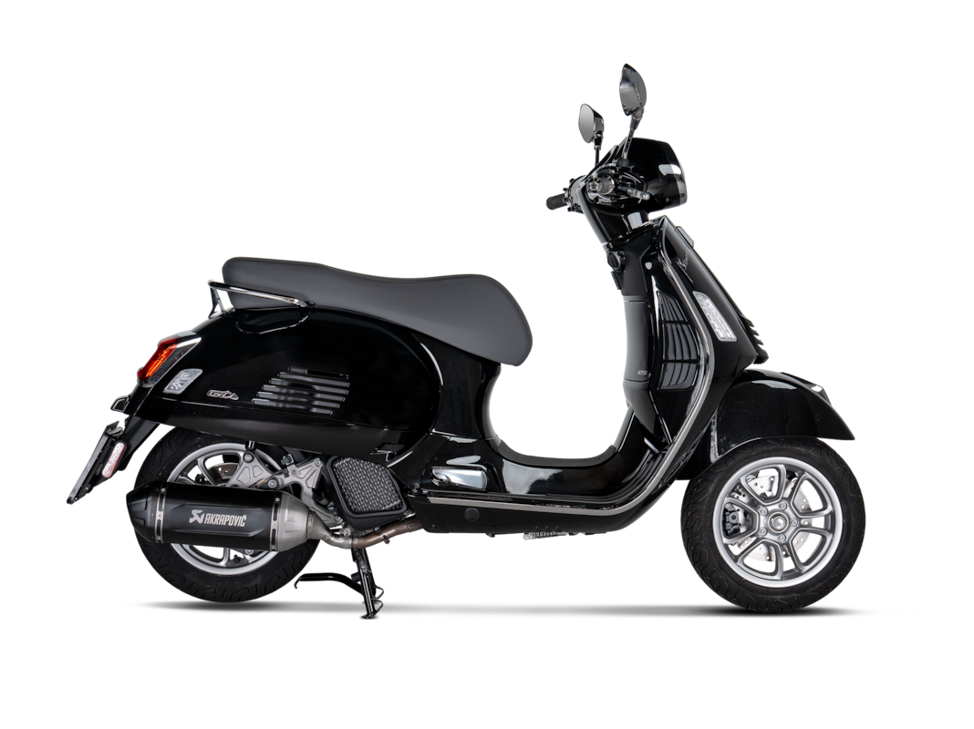 Akrapovic Slip-On Line (SS) Escape para Vespa GTS 125, Super, Supersport, Supertech, año del modelo 2025- (Euro 5+)