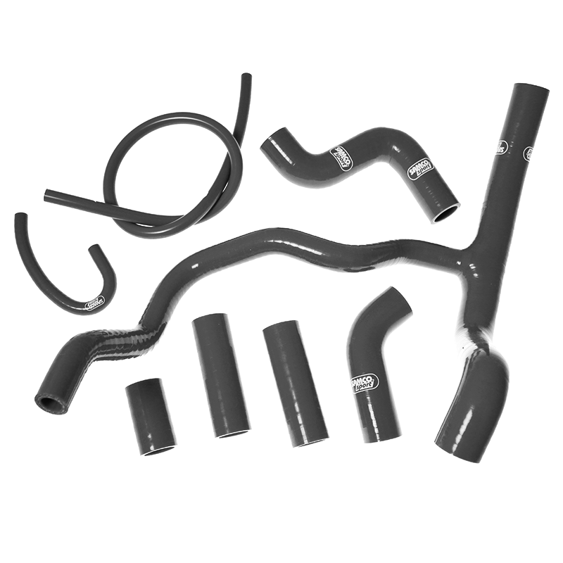 Kit de mangueras de silicona SAMCO SPORT gris antracita para Aprilia Tuono V4 (R / RR / Factory), 2011-2025