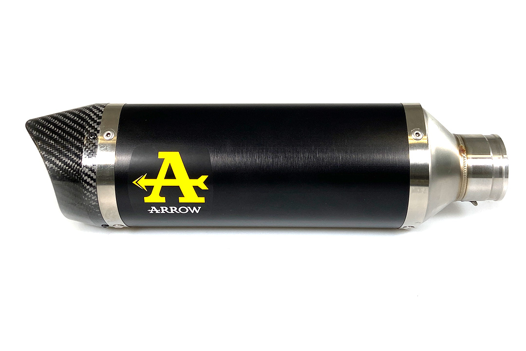 Escape ARROW DARK THUNDER Aluminio con Tapa de Carbono para Yamaha MT-07 2021-