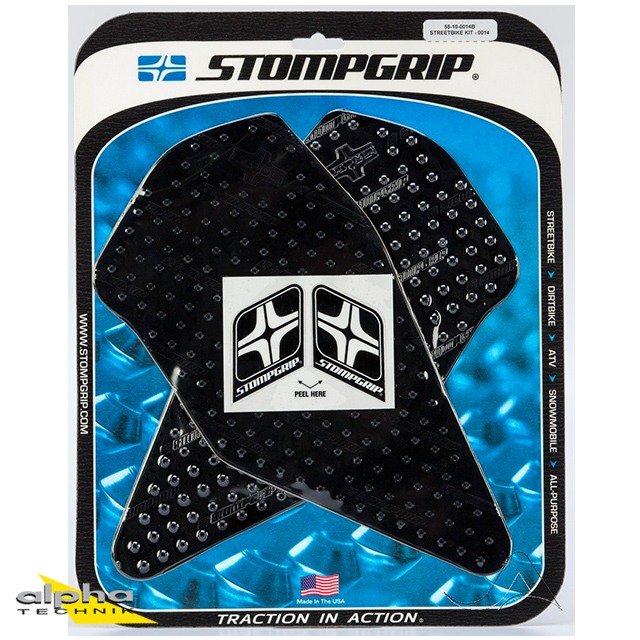 Stompgrip (chasis) negro, Volcano, para Buell 1125R, 2008-2009, modelos XB (ver lista de compatibilidad)