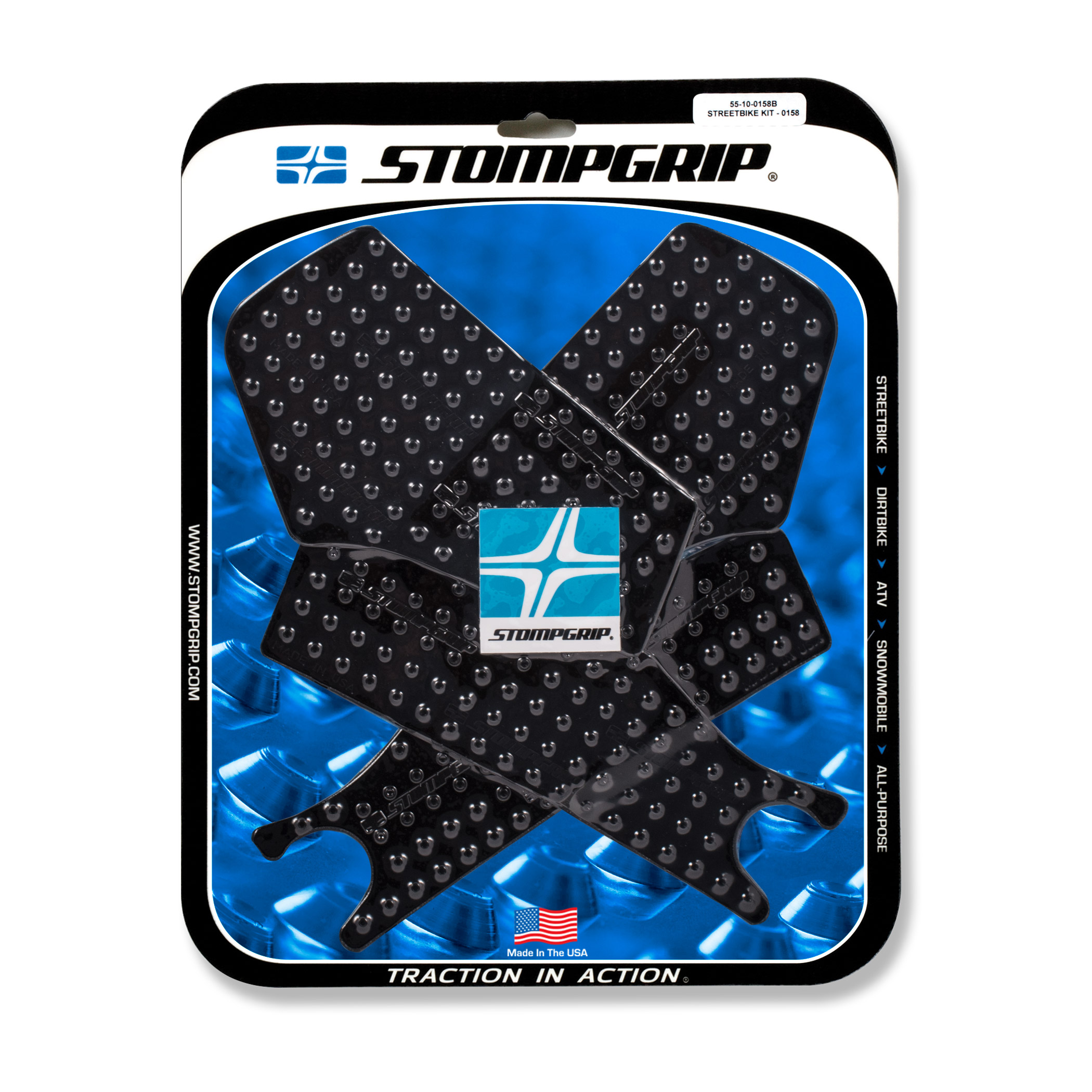 Stompgrip negro, Volcano, para Honda CRF250 Rally, 2017-2020