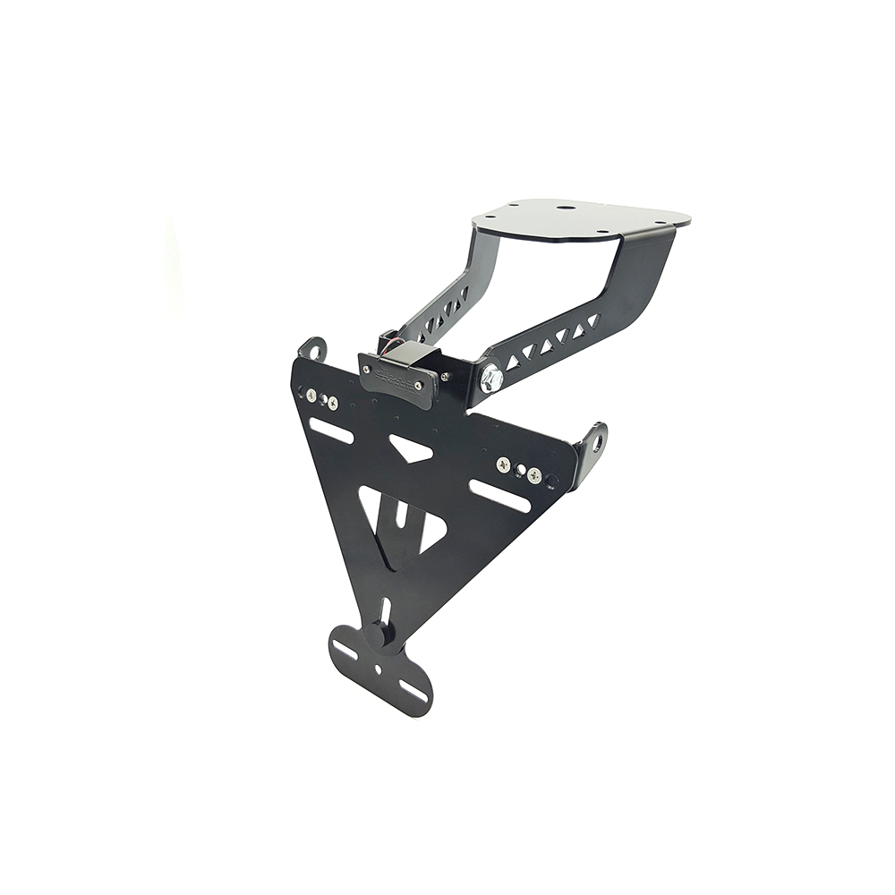 Soporte de matrícula alpha Technik para Honda NC750; Tipo RC88,RC89,RC90; Año del modelo 2016-