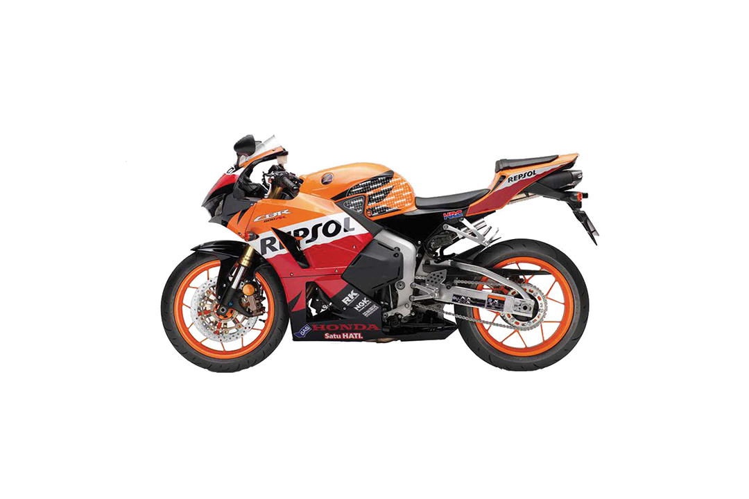 Stompgrip híbrido, Volcano, para Honda CBR600RR, 2013-2023