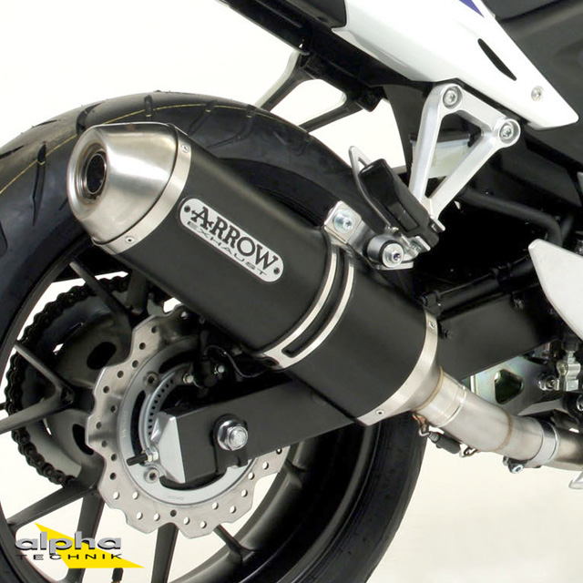 Escape ARROW RACE TECH para Honda CB500F / CBR500R / CB500X 2013- de aluminio, negro