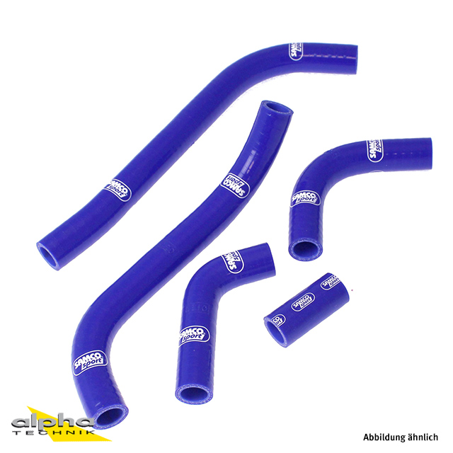 SAMCO SPORT Kit de mangueras de silicona azul para Yamaha TZ250 año del modelo 1988-1989