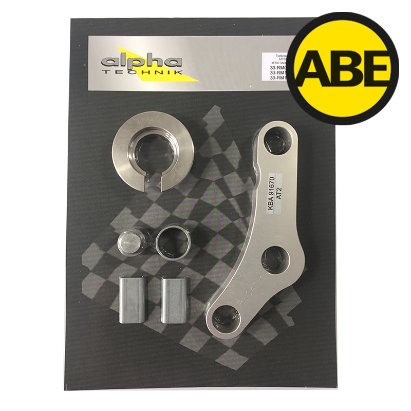Kit de descenso alpha Technik 40mm para Yamaha XSR700; Tipo RM36, RM37; Año de modelo 2021-