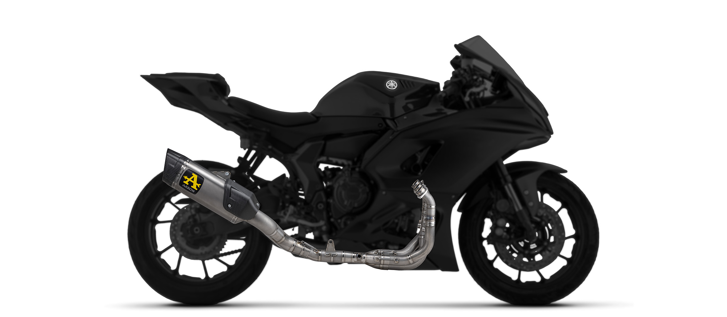 Sistema completo de competición Arrow de titanio para Yamaha R9, 2025-