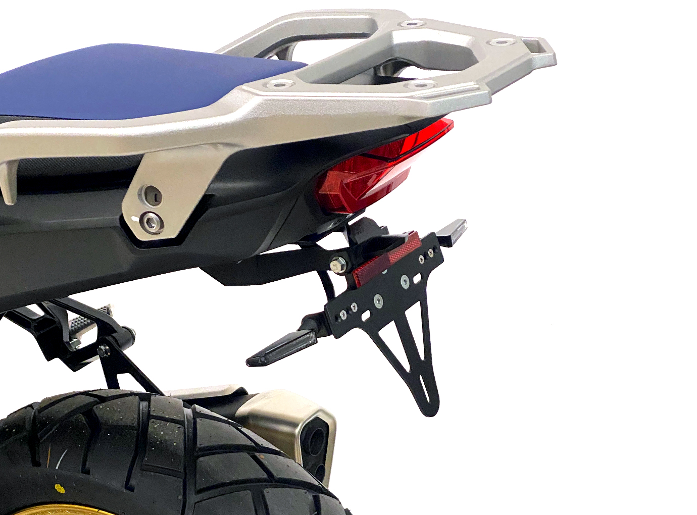 Portamatrículas alpha Technik para Honda XL750 Transalp, Tipo RD16 / RD17, Año del modelo 2023-