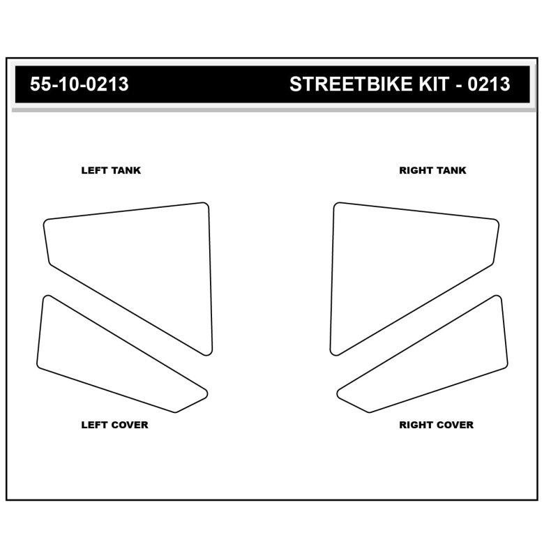 Almohadilla de tracción Stompgrip transparente, Icon, Kit de tracción para moto de calle, para KTM, 1390 Super Duke R EVO 2024-2025