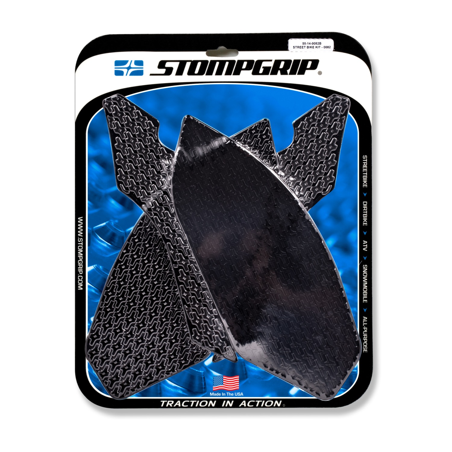Stompgrip Traction Pads negras, para BMW HP4, 2013-2015, S1000RR, 2009-2014