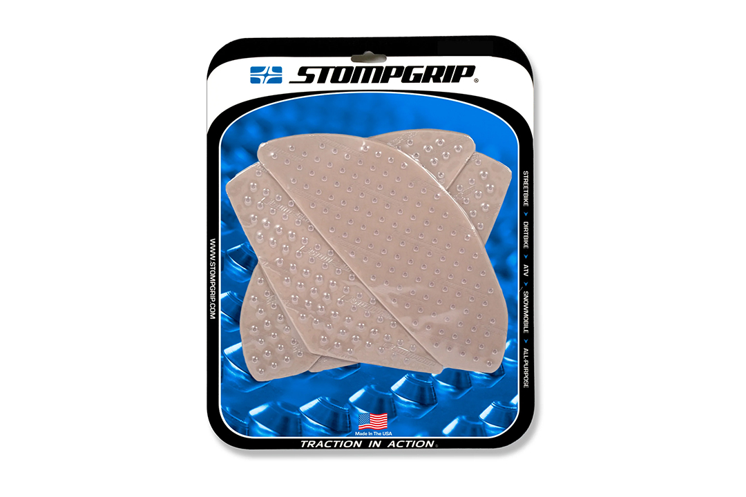 Stompgrip transparente, Volcano, para Kawasaki ER6f, ER6n, 2006-2011