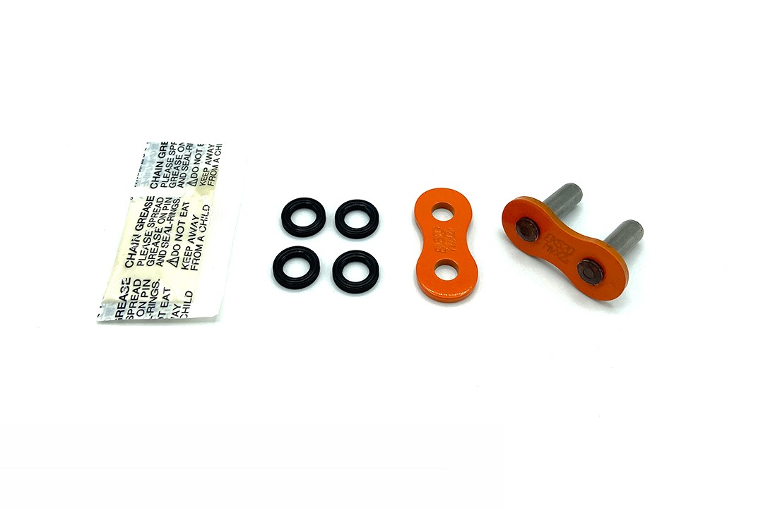 Cierre de remache hueco Enuma EK para cadena EK 525 MVXZ2 naranja