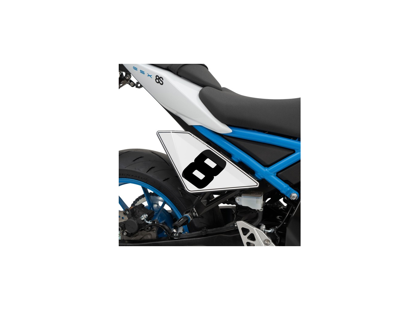 Portanúmeros Barracuda Suzuki GSX-8S a partir del año de modelo 2023-