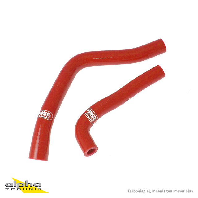 SAMCO SPORT Kit de mangueras de silicona rojo para Yamaha DT125R X Año del modelo 2005-2010