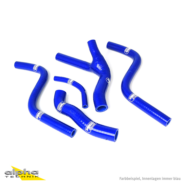 Kit de mangueras de silicona SAMCO SPORT azul para Honda CR250R año de modelo 1985-1987