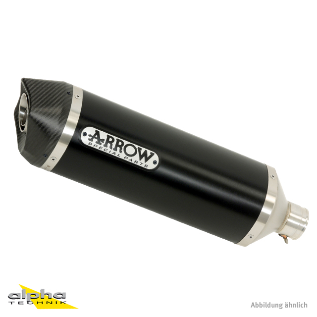 Escape ARROW RACE TECH para Honda CB500F / CBR500R / CB500X 2013- de aluminio, negro