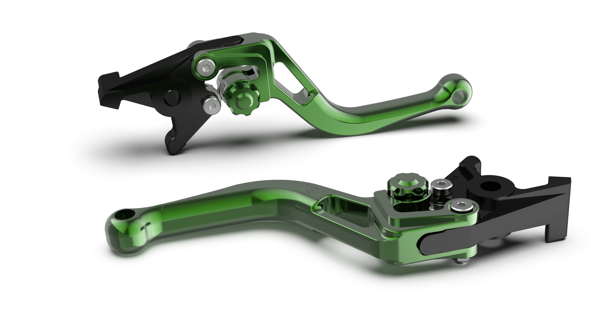 LSL Maneta de freno BOW R82, corta, verde/verde