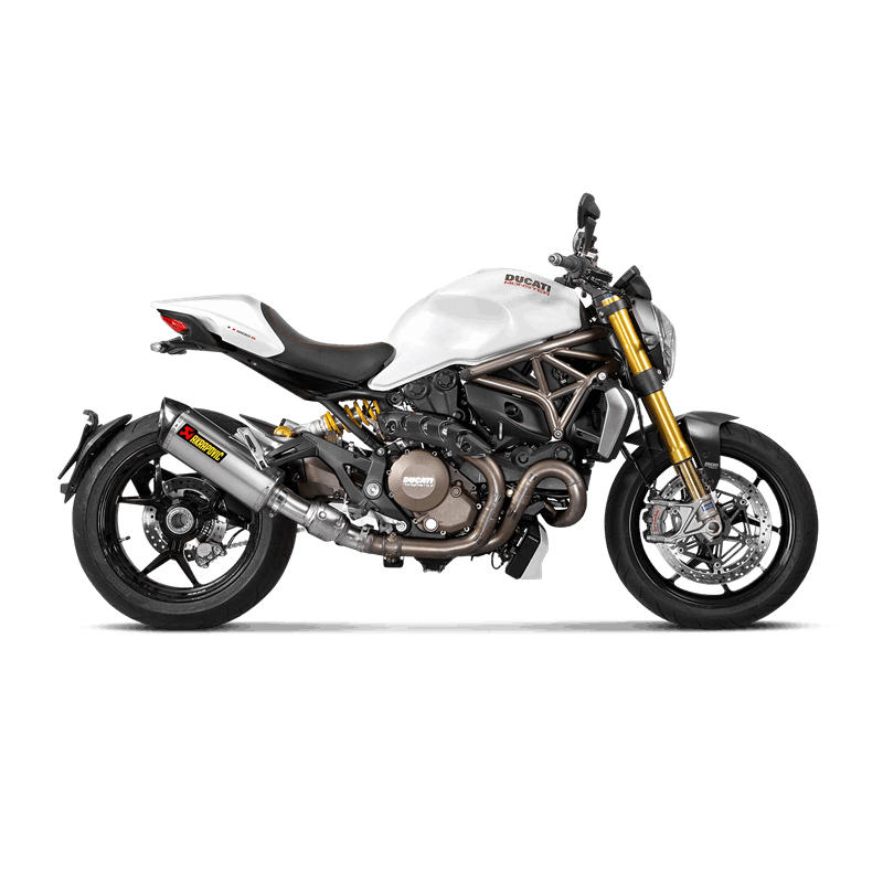 Akrapovic Tubo de Conexión (Titanio) sistema de escape para Ducati Monster 1200R 2017-2020 Monster 1200 / 1200 S 2017-2020 Monster 821 2014-2020