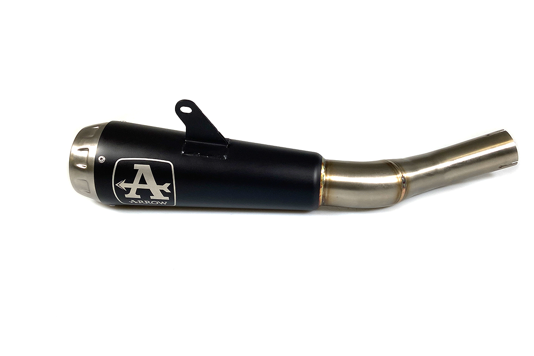 Escape ARROW PRO RACE de acero inoxidable negro para Honda CB500F / CBR500R 2019-2020