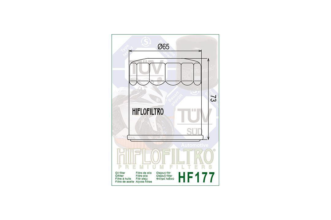 HFILO filtro de aceite HF177 para varios modelos BUELL