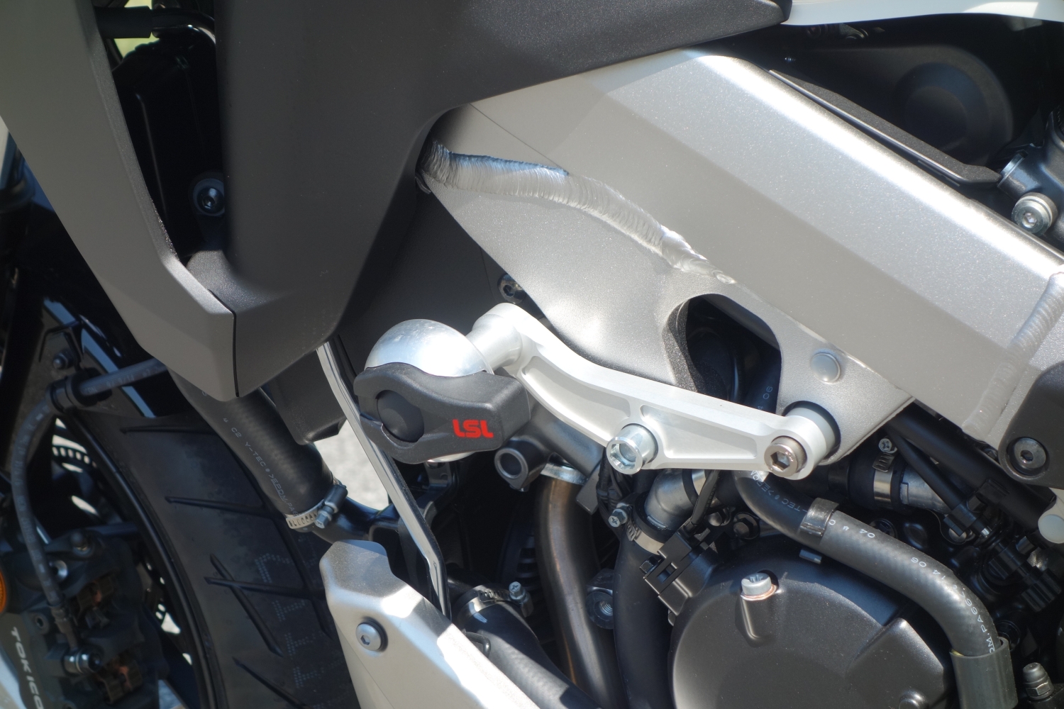 Kit de montaje LSL Crash Pad para Honda VFR800X Crossrunner, 2015-, con placas adaptadoras