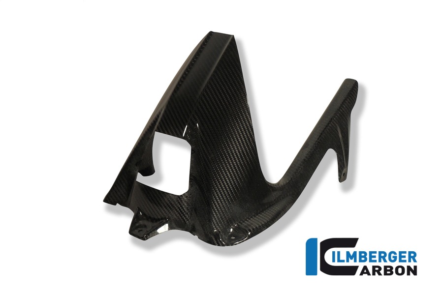 Guardabarros Ilmberger de Carbono trasero con cubrecadena con ABS, Carbono