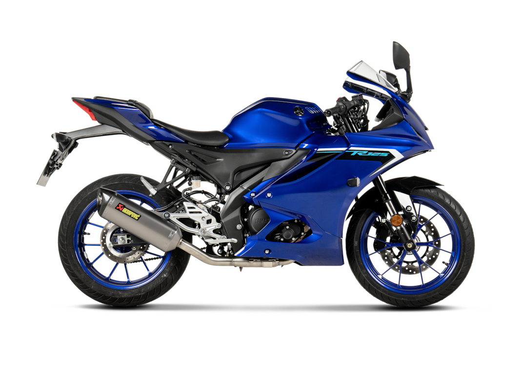 Akrapovic Racing Line (Titanium) para Yamaha YZF-R125 2021-2025, MT-125 2021-2025, YZF-R25, 2021-2025