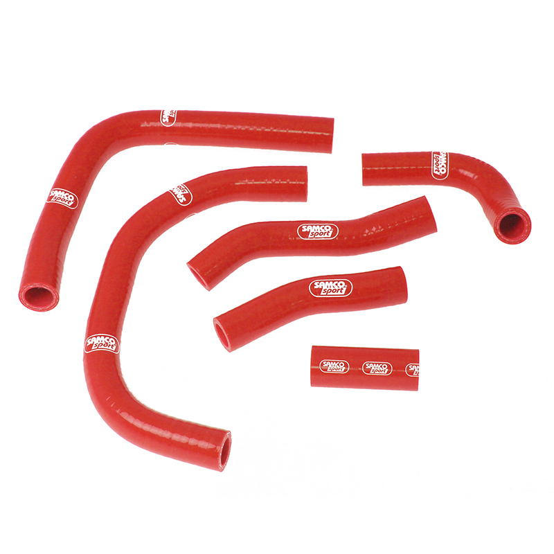 Kit de mangueras de silicona SAMCO SPORT rojo para Honda NSR400R Año del modelo 1985-1989