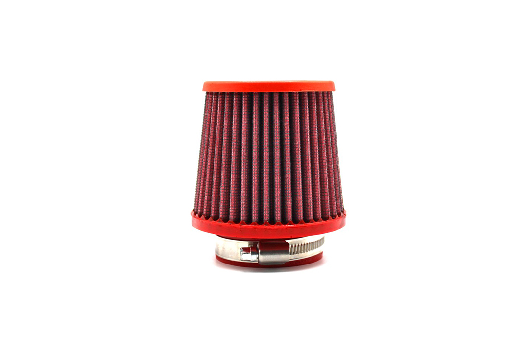 Filtro de Aire Deportivo Cónico BMC, 53 mm de Diámetro, 85 mm de Longitud, Tapa de Plástico