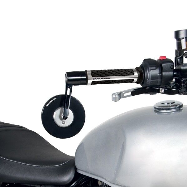 Espejo Barracuda SKIN-S BAR END B-LUX negro/plata