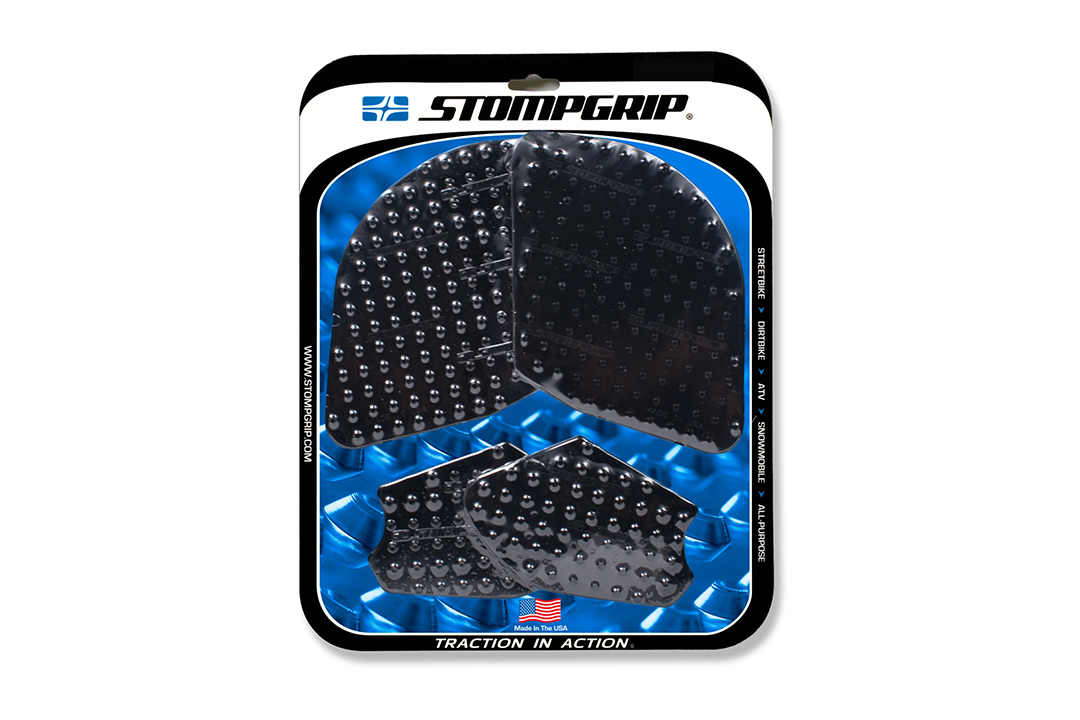 Almohadilla Stompgrip depósito de gasolina negra, Volcano, kit depósito de gasolina Streetbike para Panigale V4 (R, S, SP) y Streetfighter V4 (S, SP)