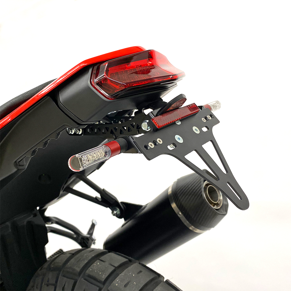 Soporte de matrícula alpha Technik para Yamaha Tenere 700, a partir del año de modelo 2019-