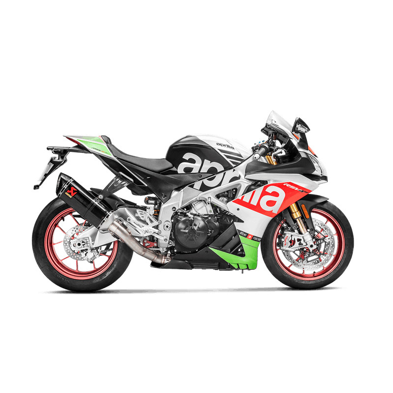 Silenciador Akrapovic soporte (Carbono) sistema de escape para Aprilia RSV4 años 2015-2018, Tuono V4 2017-2025