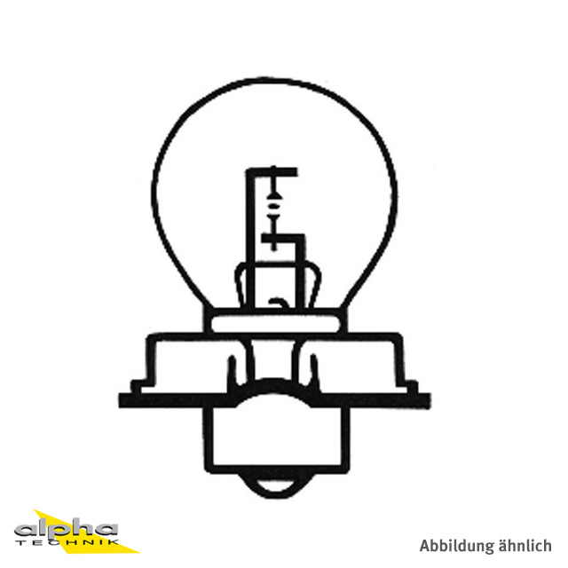 LÁMPARA 6V 20W POR26S G26X45 C-8, Bilux