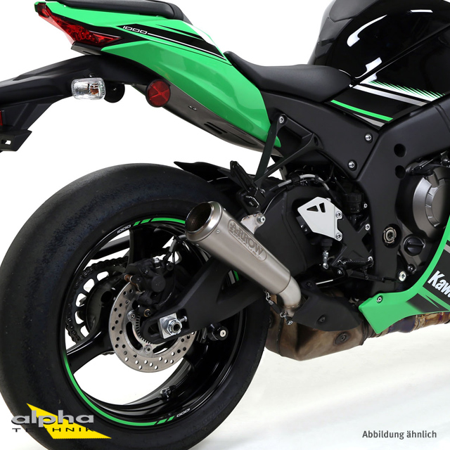 Escape ARROW PRO-RACING para Kawasaki ZX-10R 2016-2018, Titanio