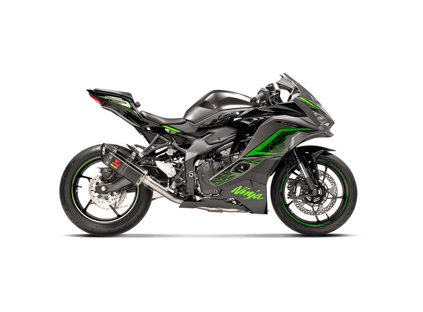 Akrapovic Racing Line (Carbono) sistema de escape para Kawasaki Ninja ZX-25R 2020- / ZX-4R & ZX-4RR 2023-2025