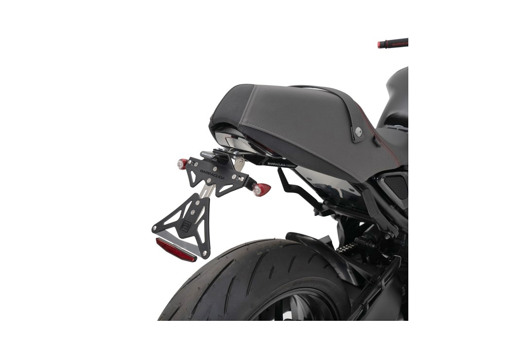 Soporte de matrícula Barracuda para Yamaha XSR900 a partir del año de modelo 2022