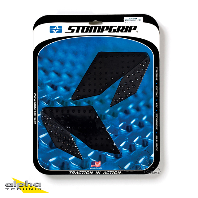 Stompgrip negro, Volcano, para Yamaha YZF-R3, YZF-R25, 2015-2018