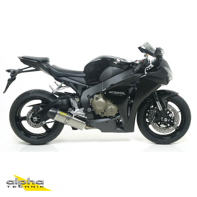 Escape ARROW INDY-RACE para Honda CBR1000RR 2008-2016, Titanio (Para Colector ARROW)