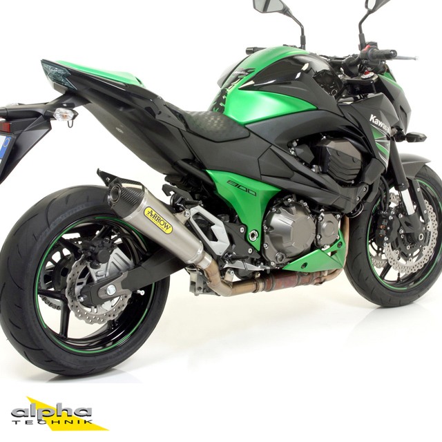 ARROW Escape X-KONE Acero Inoxidable para Kawasaki Z750 / Z800 / Z800E 2011-2016