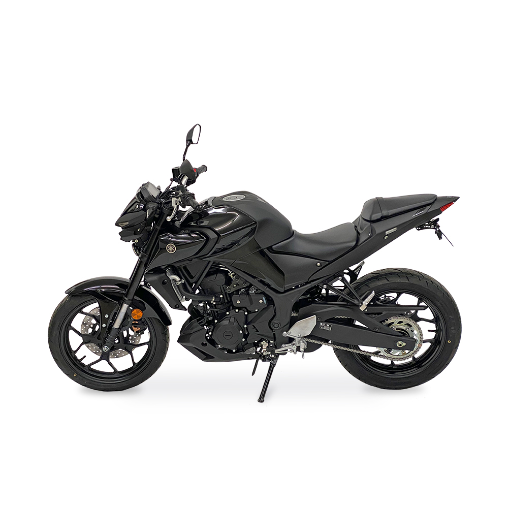 Soporte de matrícula alpha Technik para Yamaha YZF-R3 / YZF-R3A / MT-03 / MTN320-A Año del modelo 2015-