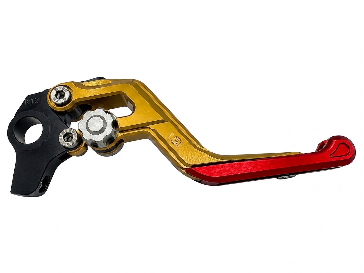 Maneta de freno LSL ERGONIA R53R Oro/Plata/Rojo