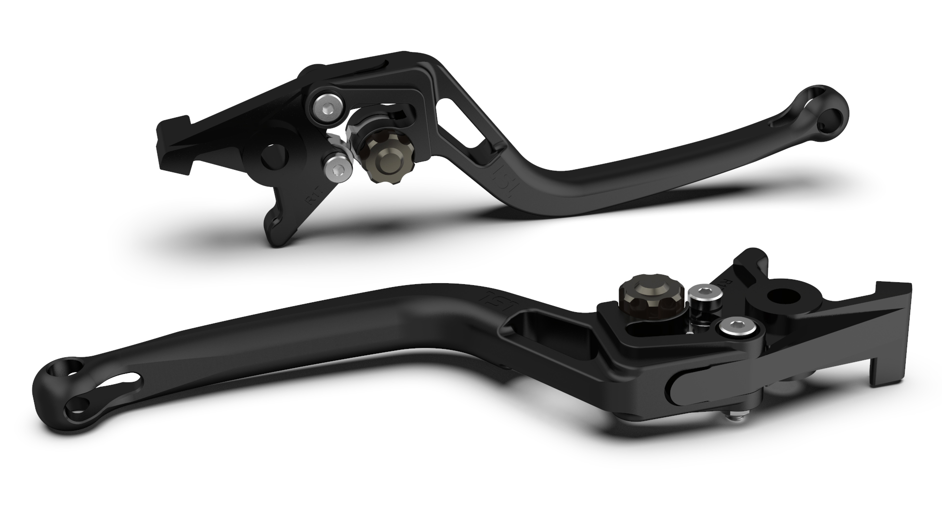 LSL maneta del embrague BOW L66R, negro arenado/antracita