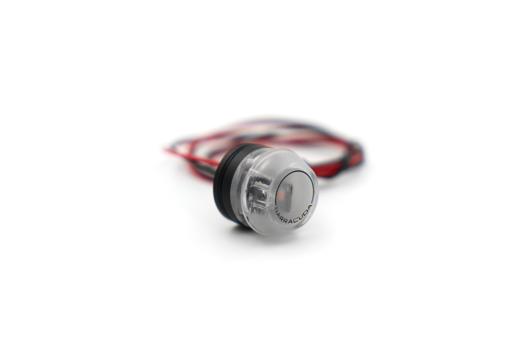 Barracuda intermitente de extremo de manillar B-LED B-LUX plata