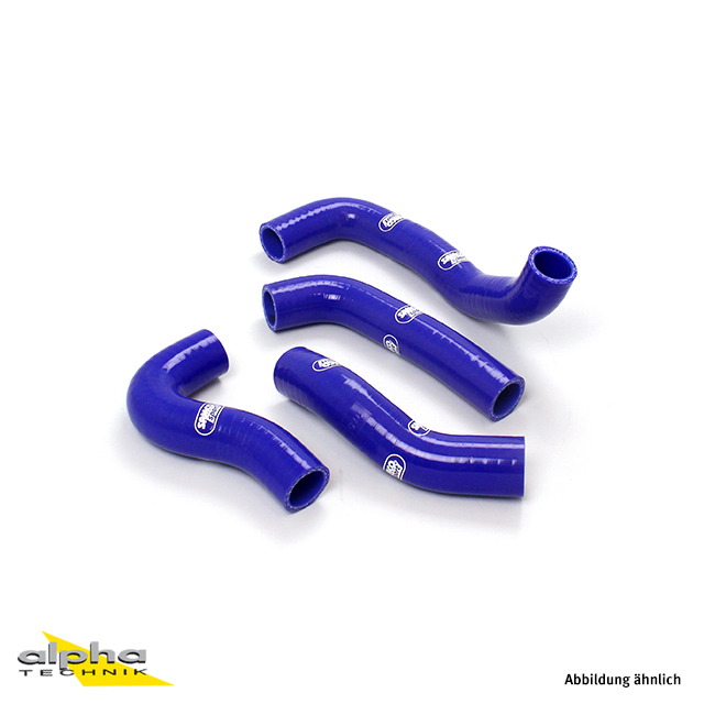 Kit de mangueras de silicona SAMCO SPORT azul para Kawasaki ZZR1100 año del modelo 1990-1992