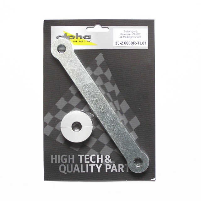 Kit de descenso alpha Technik 30mm para Kawasaki ZX6R; Tipo ZX600R; Año del modelo 2009-